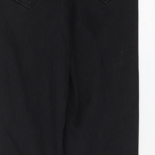 Topshop Womens Black Polyester Skinny Jeans Size 25 in L32 in Regular Zip