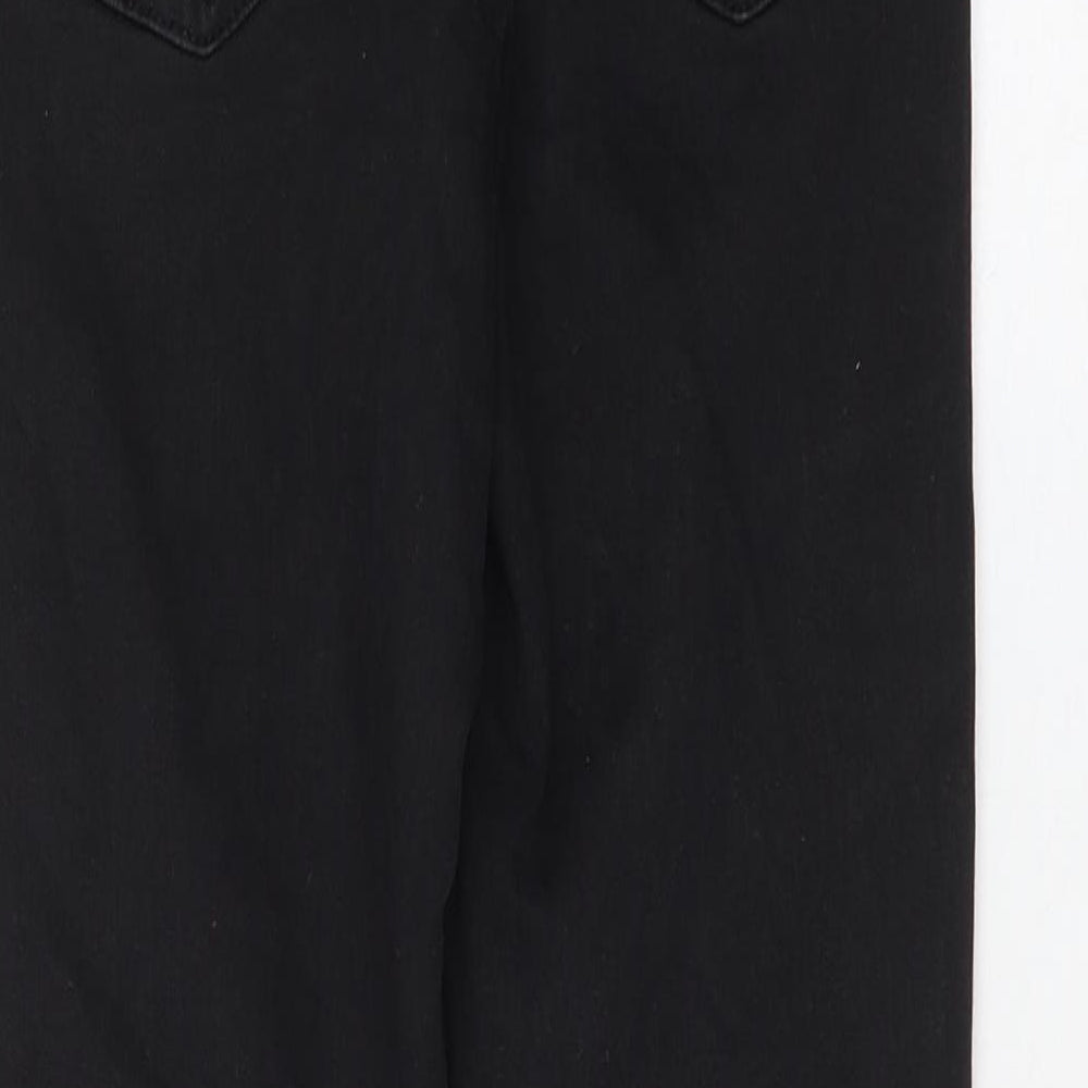 Topshop Womens Black Polyester Skinny Jeans Size 25 in L32 in Regular Zip