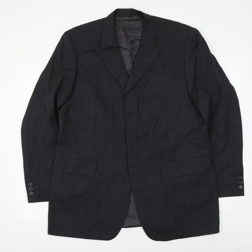 Inc Cartel Mens Grey Wool Jacket Suit Jacket Size 44