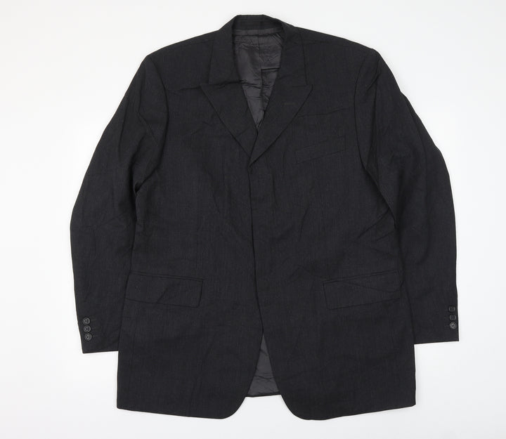 Inc Cartel Mens Grey Wool Jacket Suit Jacket Size 44