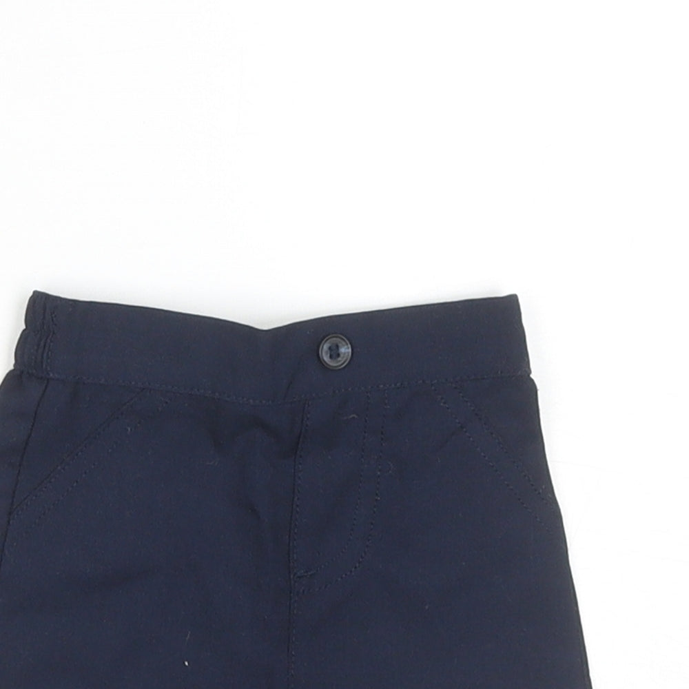 Primark Baby Blue Polyester Cropped Trousers Size 0-3 Months Pullover