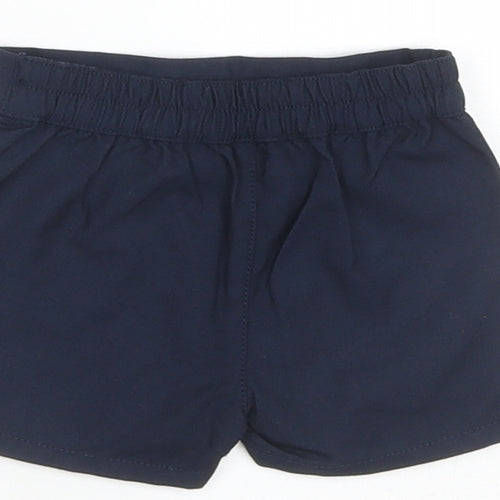 Primark Baby Blue Polyester Cropped Trousers Size 0-3 Months Pullover