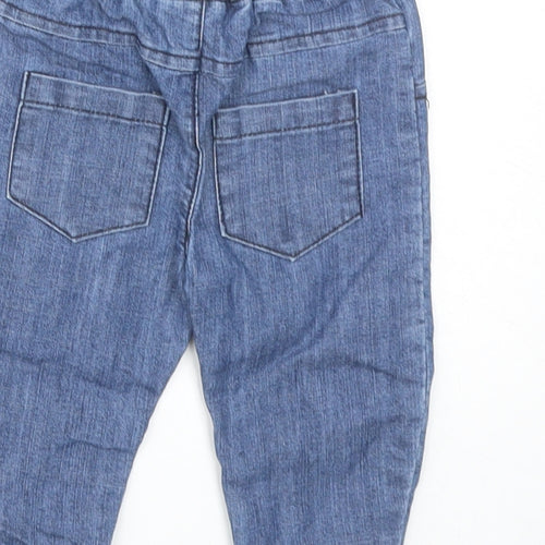PEP & Co Baby Blue Cotton Jogger Jeans Size 0-3 Months Pullover