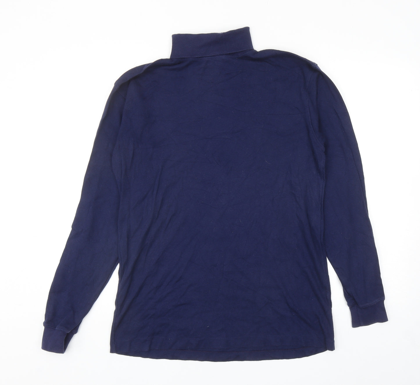 Van Heusen Mens Blue Cotton Pullover Sweatshirt Size M