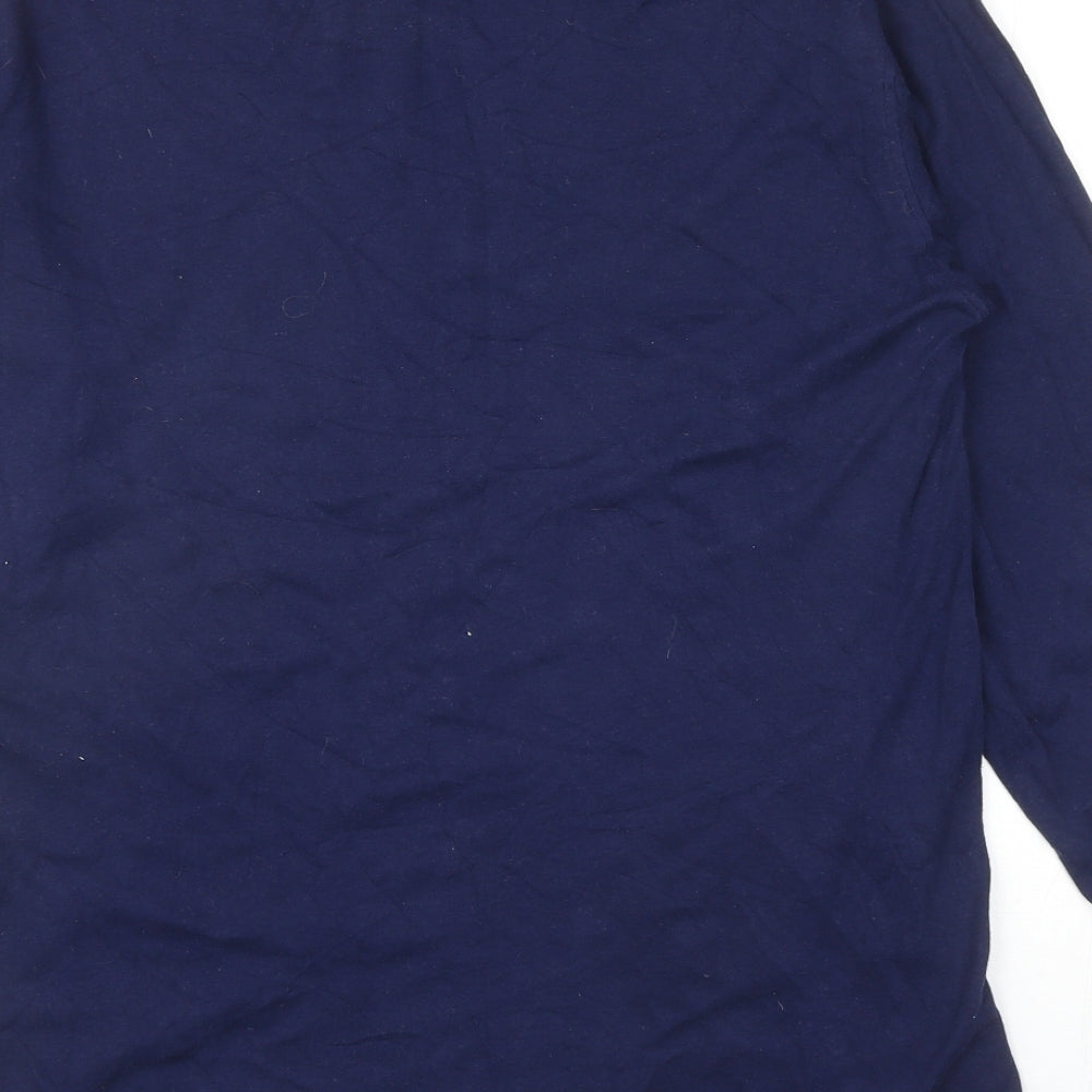Van Heusen Mens Blue Cotton Pullover Sweatshirt Size M