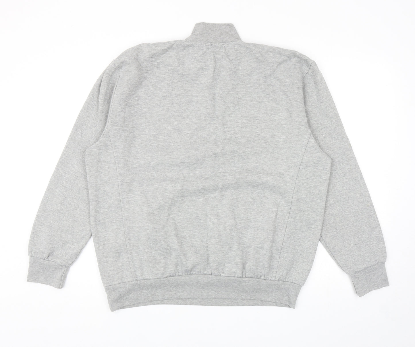 Slazenger Mens Grey Cotton Pullover Sweatshirt Size L