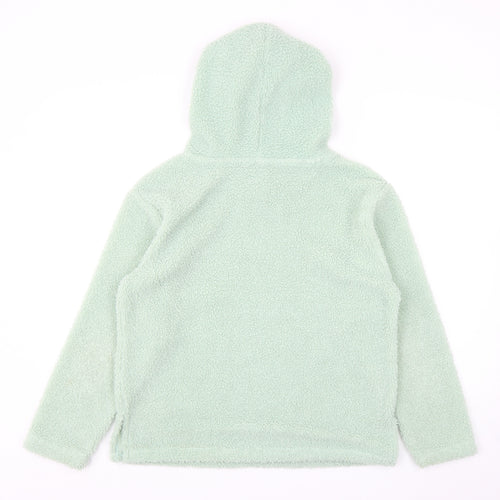 ASOS Womens Green Polyester Pullover Hoodie Size 8 Pullover