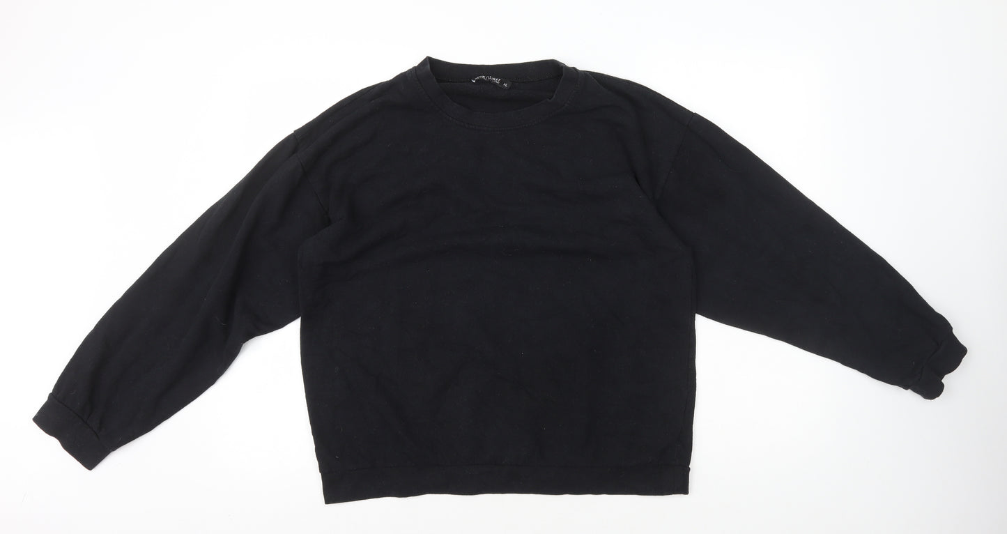 I SAW IT FIRST Womens Black Cotton Pullover Sweatshirt Size XL Pullover