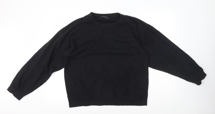 I SAW IT FIRST Womens Black Cotton Pullover Sweatshirt Size XL Pullover