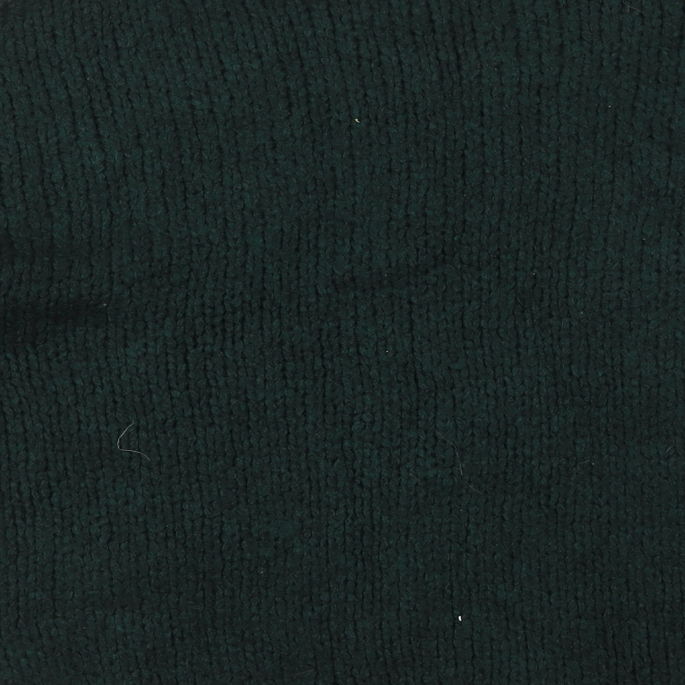 George Womens Green High Neck Acrylic Pullover Jumper Size M