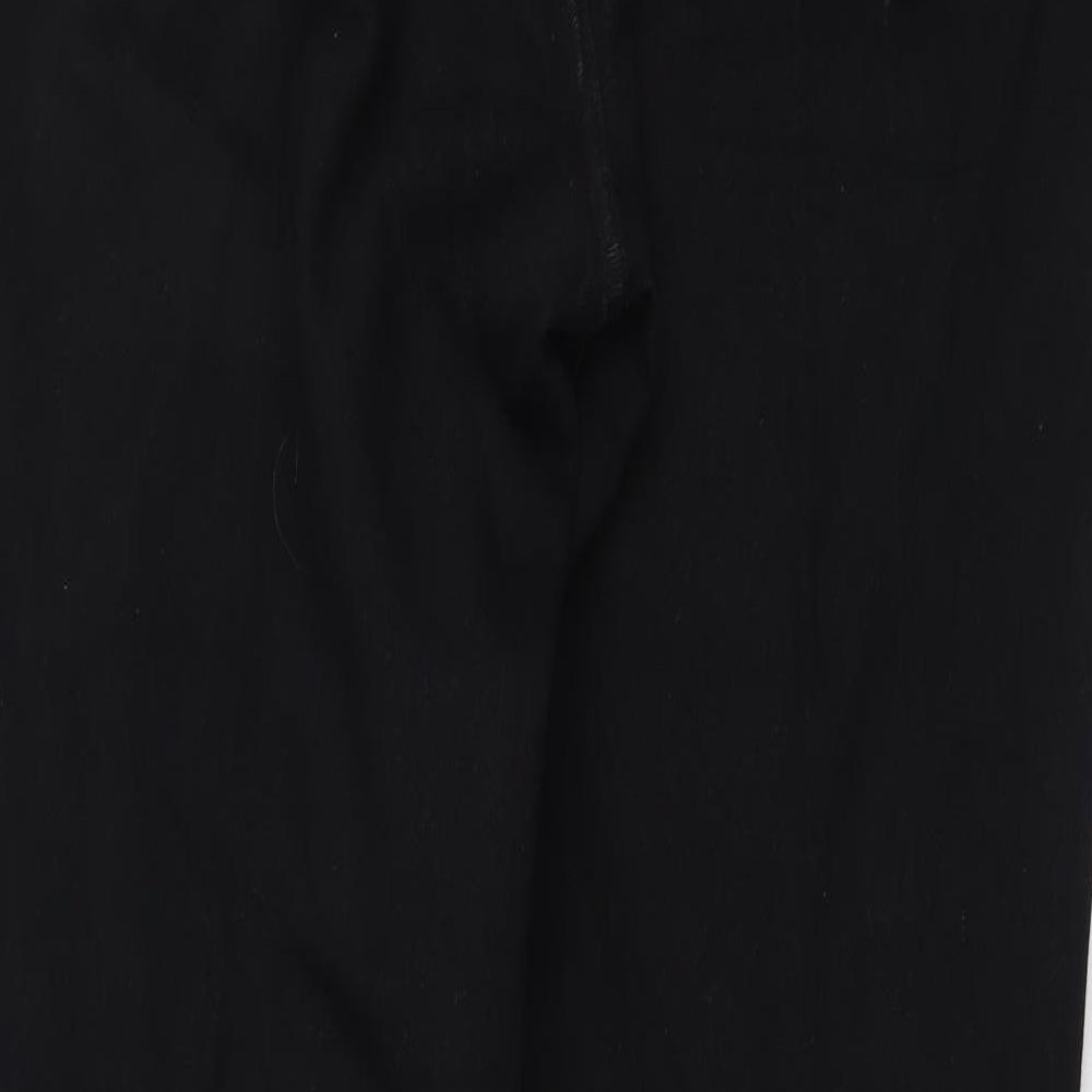 G-Division Womens Black Cotton Mom Jeans Size 14 L29 in Regular Button