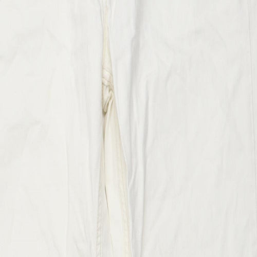 Gap Mens Ivory Cotton Straight Jeans Size 34 in L34 in Regular Button