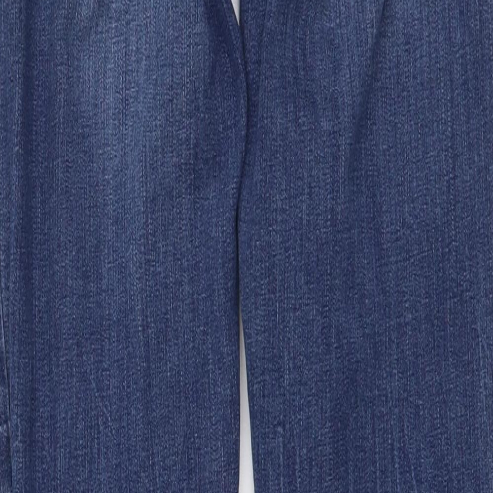 Esamara Womens Blue Cotton Skinny Jeans Size S L29 in Regular Button