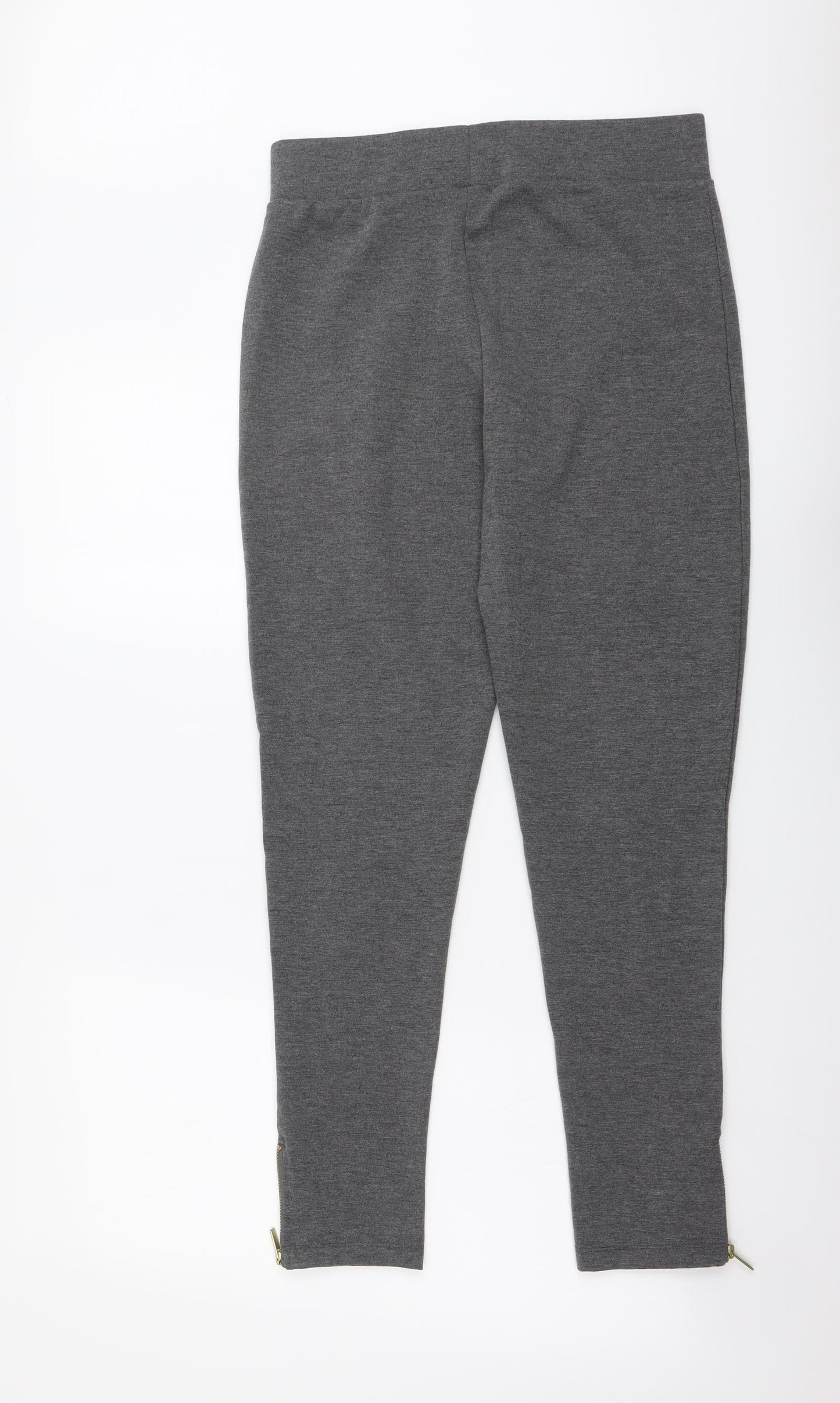 Studio Womens Grey Polyester Jegging Leggings Size 14 L28 in