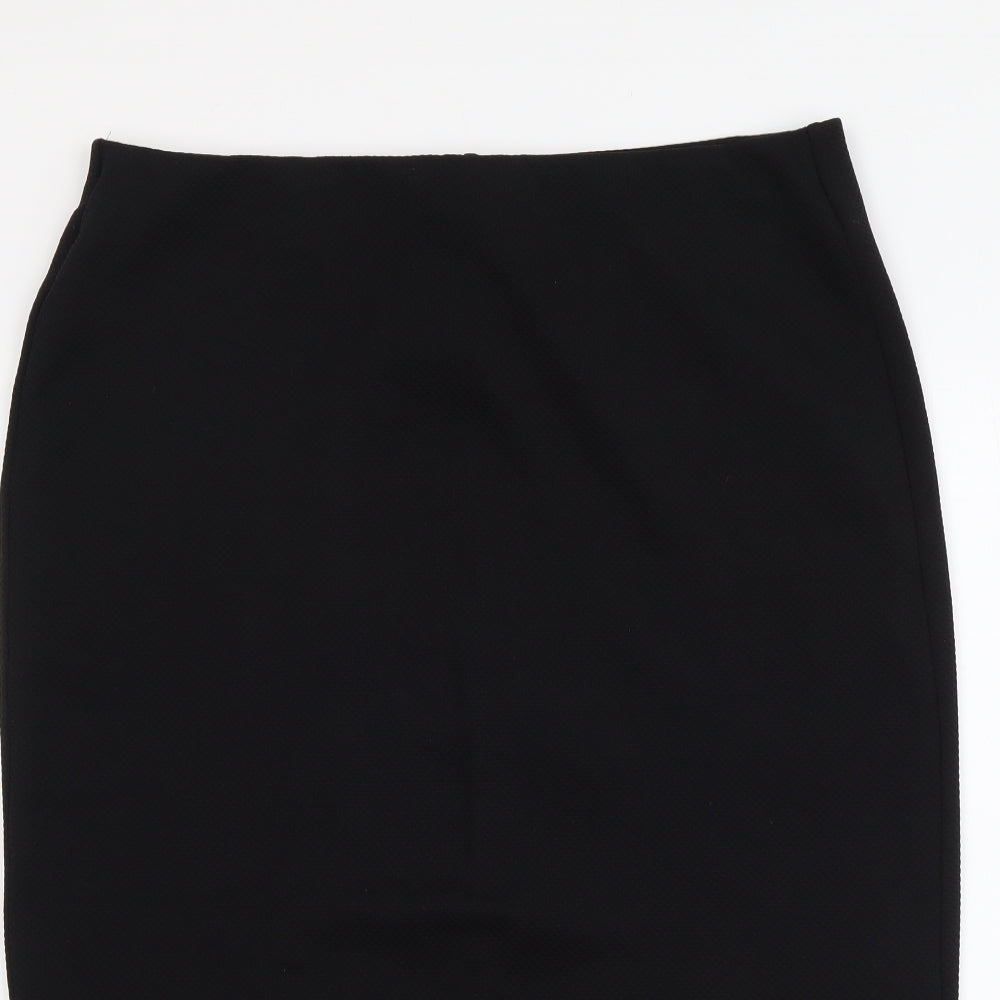 Dorothy Perkins Womens Black Polyester Skort Skirt Size 14