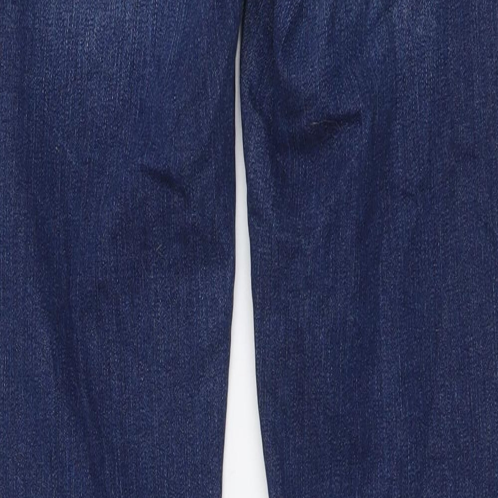 Gap Womens Blue Cotton Skinny Jeans Size 26 in L30 in Regular Button
