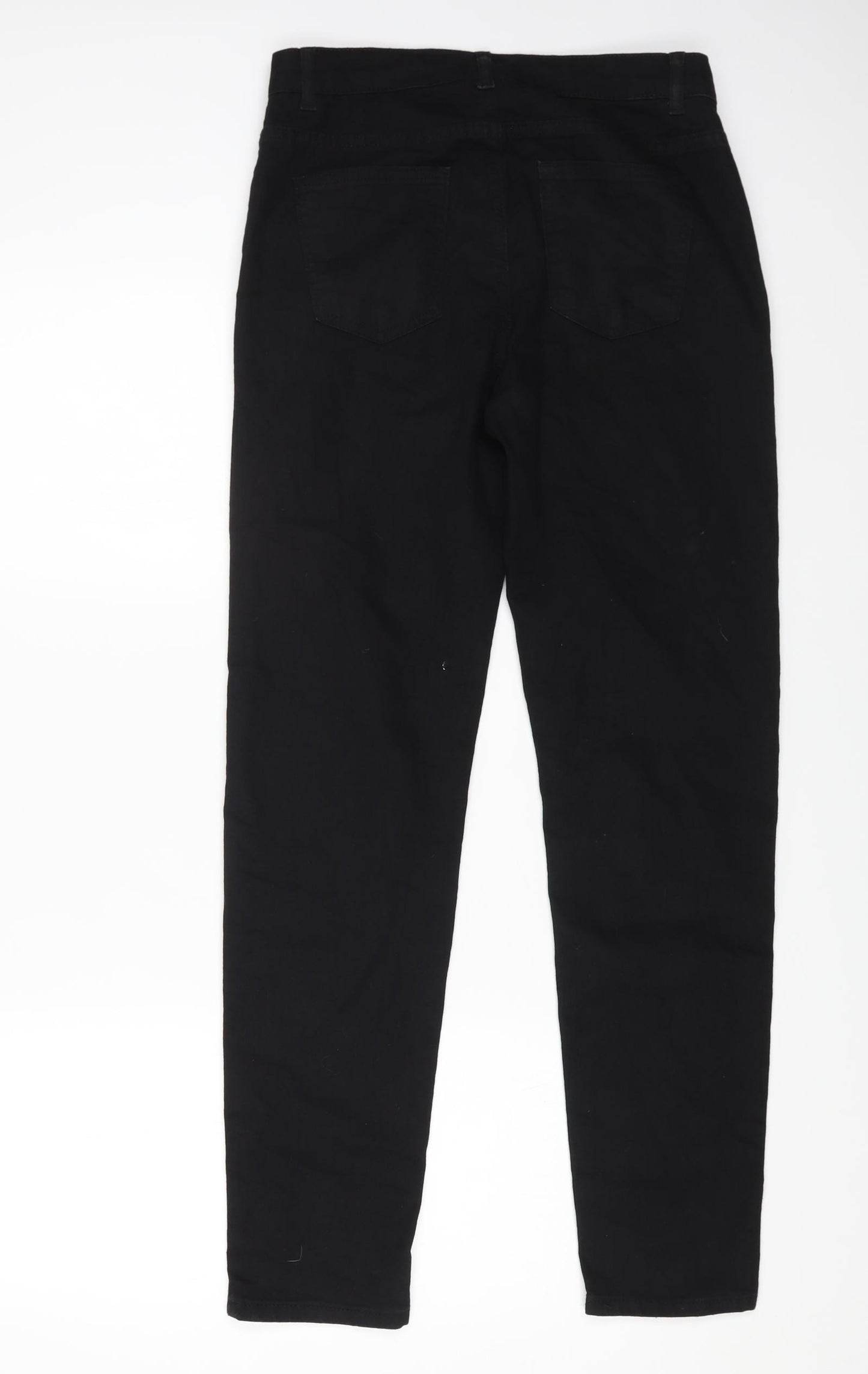 LC Waikiki Girls Black Cotton Straight Jeans Size 13-14 Years L28 in Regular Zip