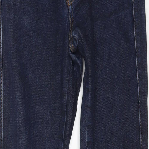 Intropia Womens Blue Cotton Skinny Jeans Size 6 L26 in Regular Zip