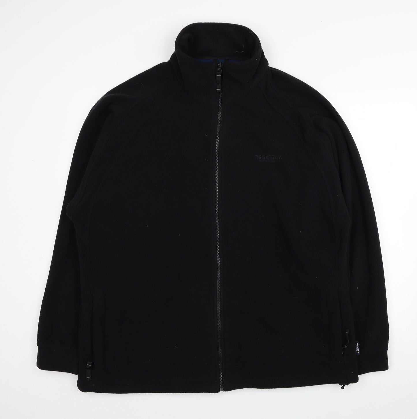 Regatta Mens Black Polyester Full Zip Sweatshirt Size 2XL