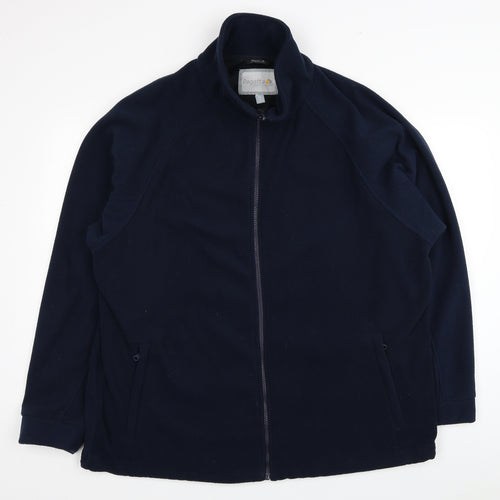 Regatta Mens Blue Polyester Full Zip Sweatshirt Size 2XL