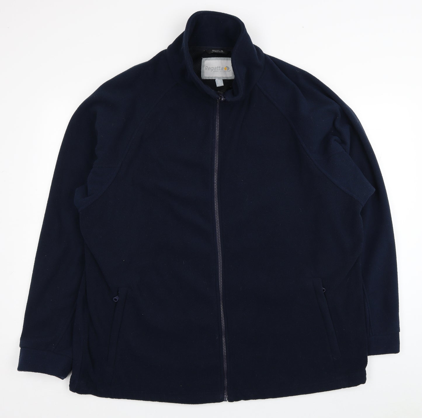 Regatta Mens Blue Polyester Full Zip Sweatshirt Size 2XL
