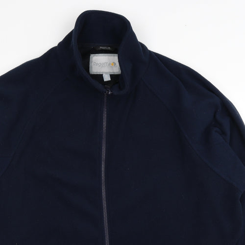 Regatta Mens Blue Polyester Full Zip Sweatshirt Size 2XL