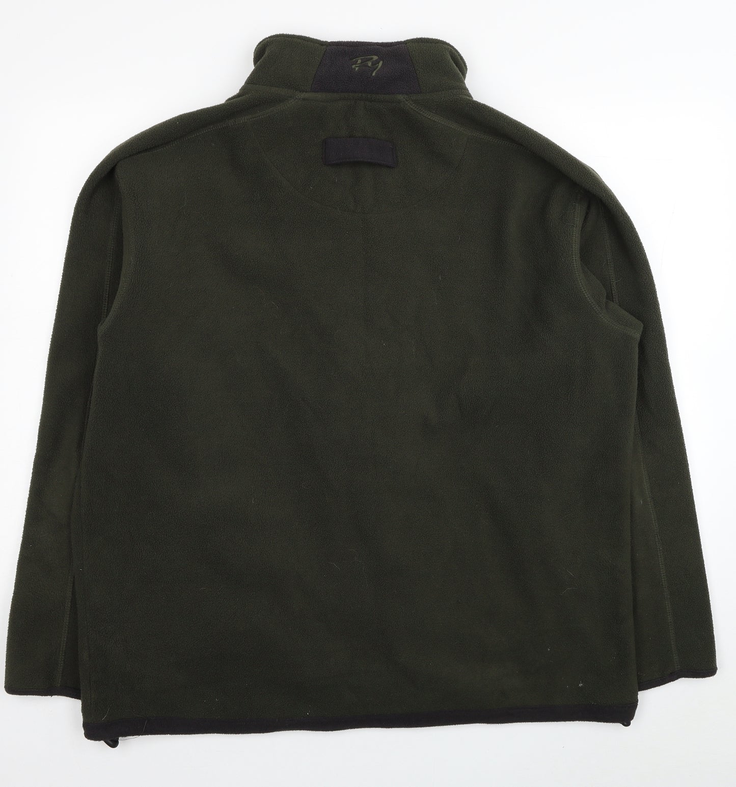 Rydale Womens Green Polyester Full Zip Sweatshirt Size 2XL Zip