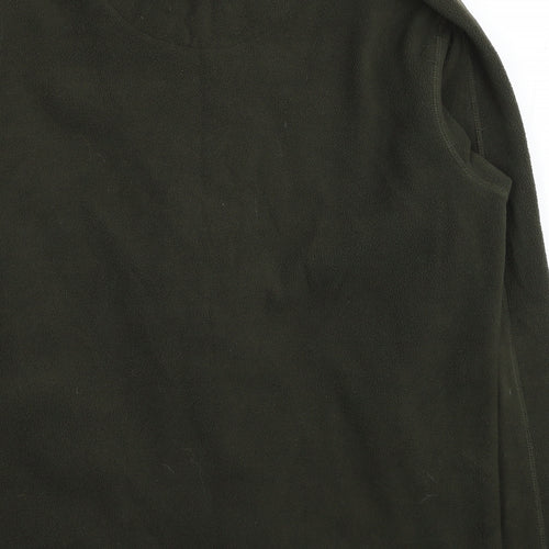 Rydale Womens Green Polyester Full Zip Sweatshirt Size 2XL Zip