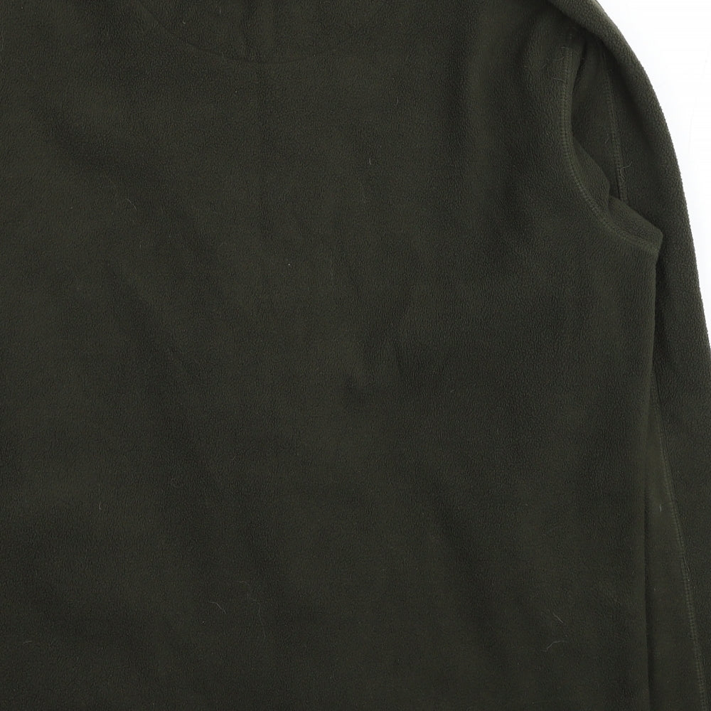 Rydale Womens Green Polyester Full Zip Sweatshirt Size 2XL Zip