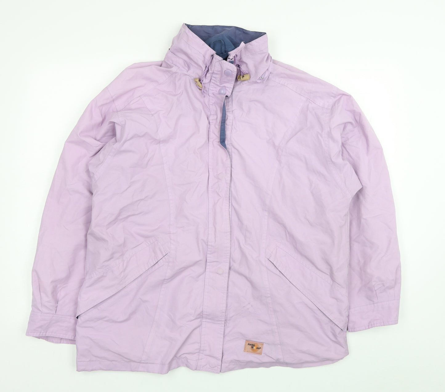 Arctic Storm Womens Pink Windbreaker Jacket Size L Zip