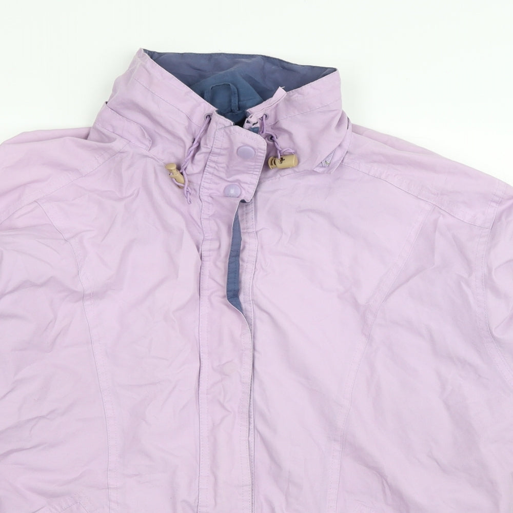 Arctic Storm Womens Pink Windbreaker Jacket Size L Zip