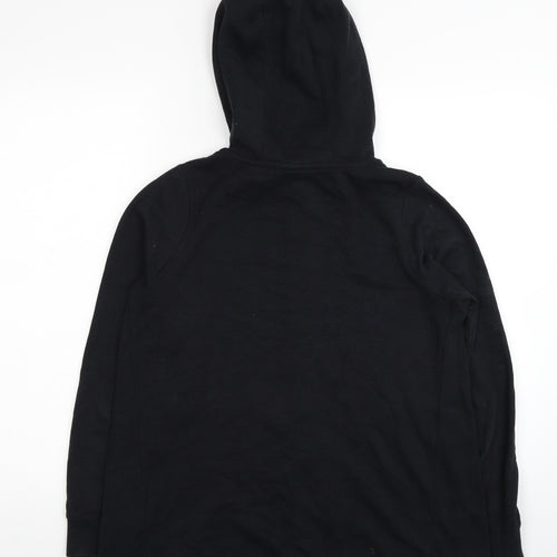 Nike Boys Black Cotton Full Zip Hoodie Size XL Zip - Size 156-166cm