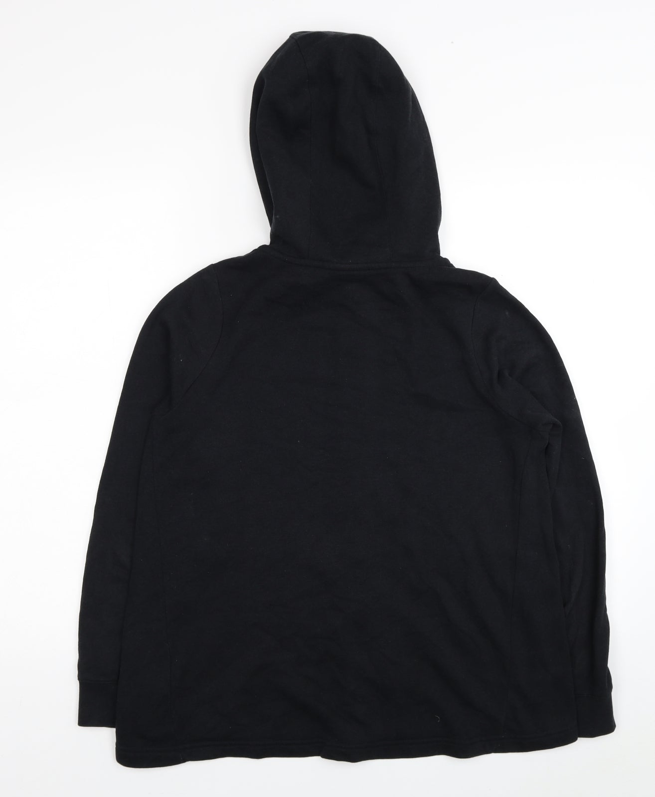 Nike Boys Black Cotton Full Zip Hoodie Size XL Zip - Size 156-166cm