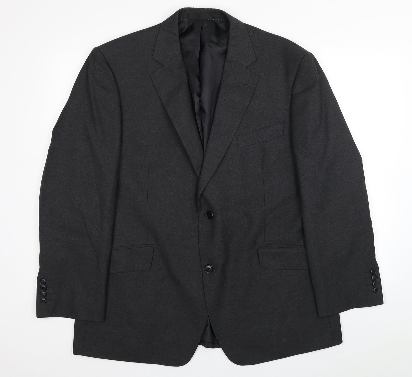 DEHA Villand Mens Grey Polyester Jacket Suit Jacket Size 44