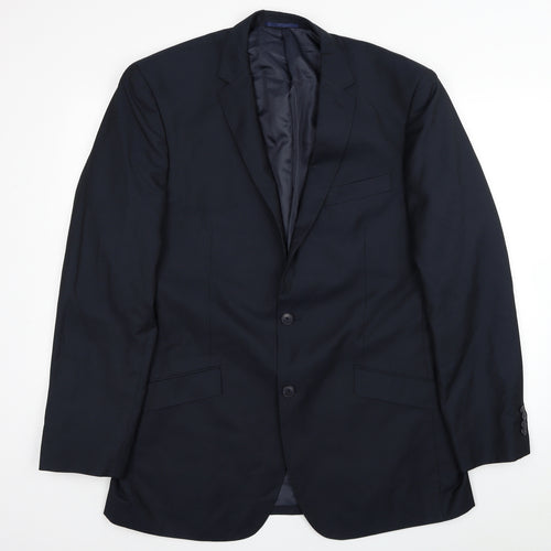 F&F Mens Beige Polyester Jacket Blazer Size 44