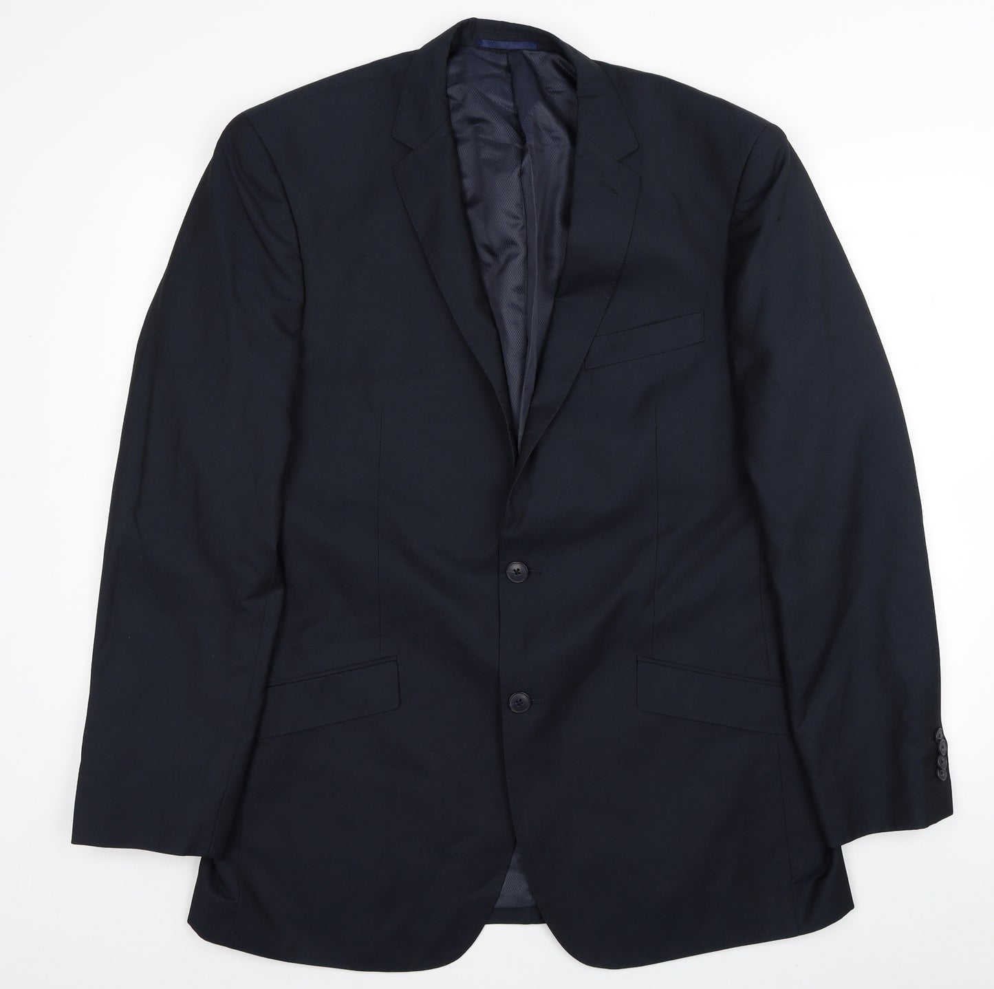 F&F Mens Beige Polyester Jacket Blazer Size 44
