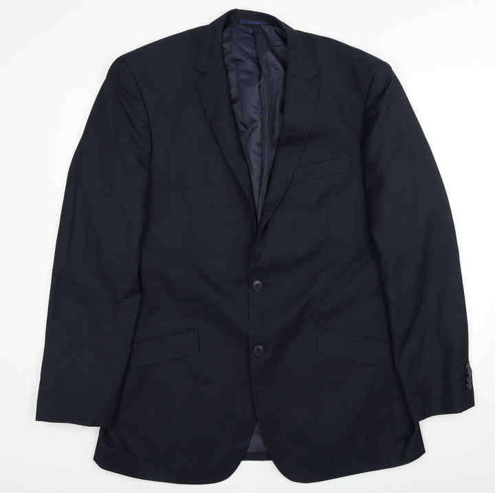 F&F Mens Beige Polyester Jacket Blazer Size 44