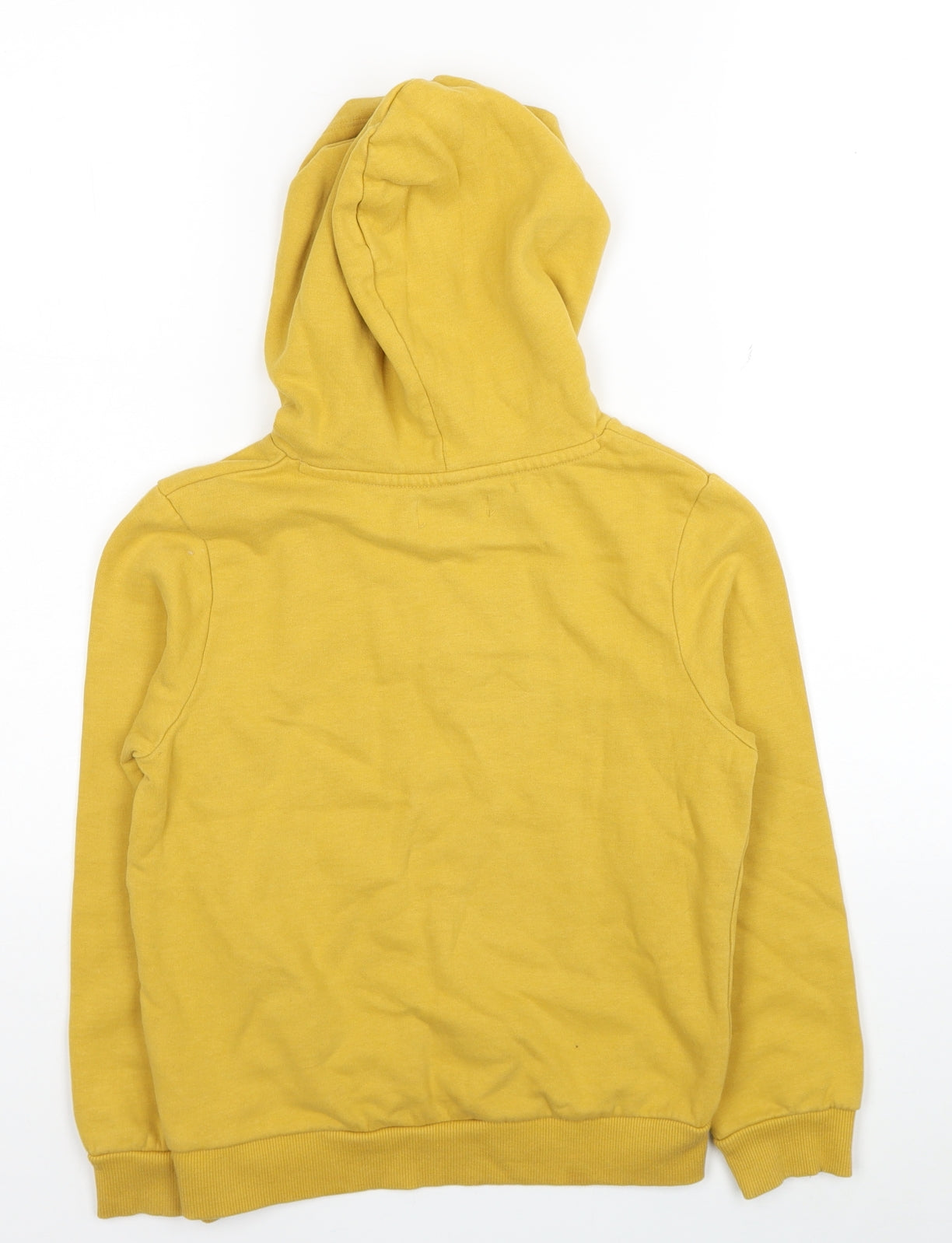 River Island Boys Yellow Cotton Pullover Hoodie Size 10 Years Pullover - No Worries