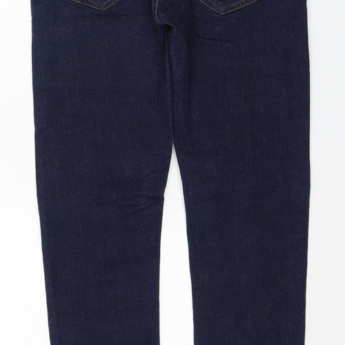 NEXT Womens Blue Cotton Skinny Jeans Size 28 in L29 in Regular Zip