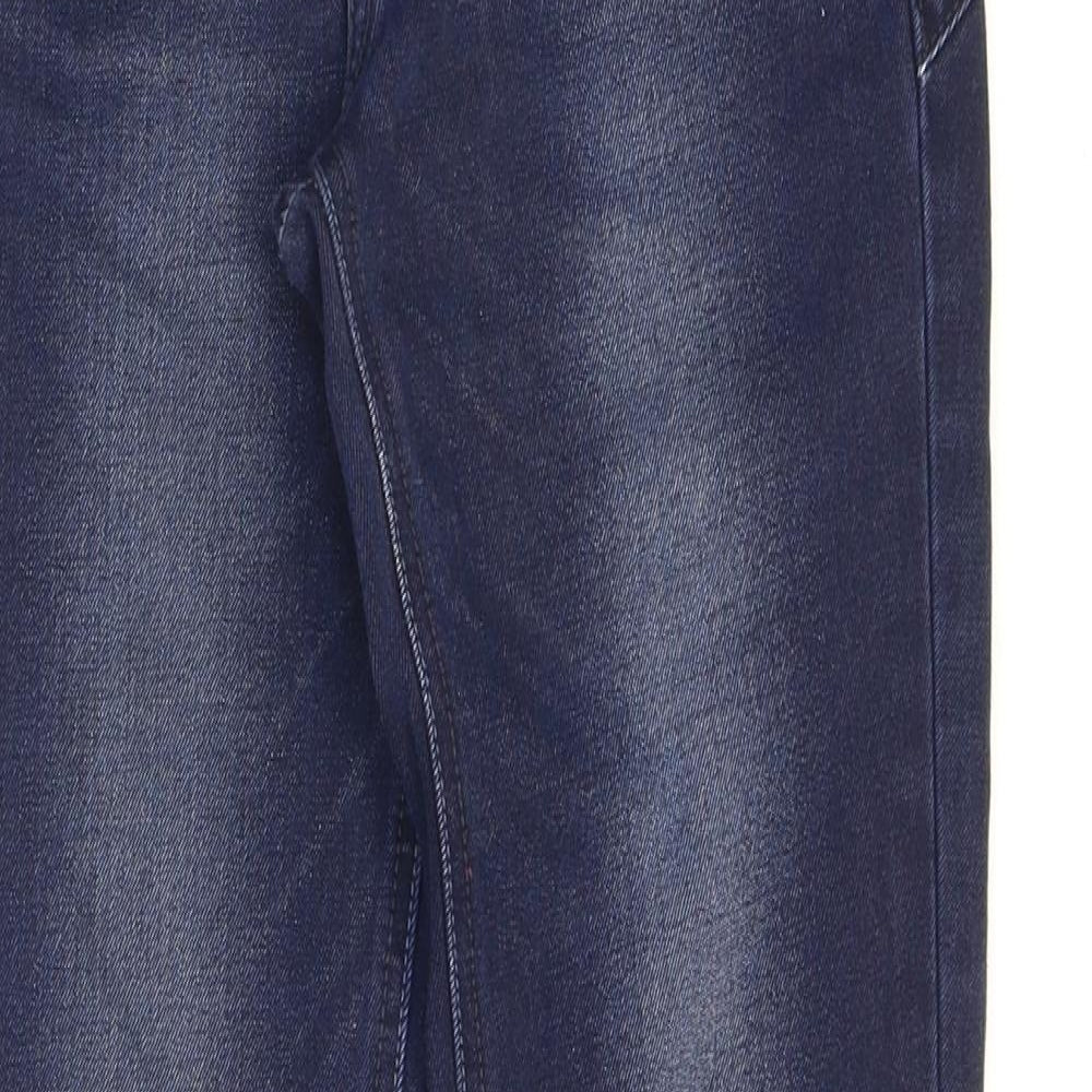 Preworn Womens Blue Cotton Skinny Jeans Size 25 in L30 in Regular Zip
