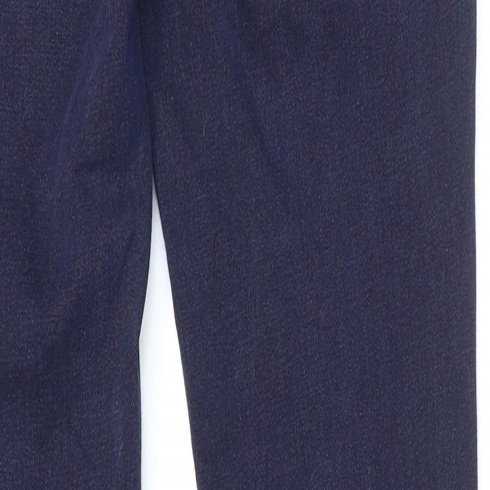 Preworn Womens Blue Cotton Skinny Jeans Size 25 in L30 in Regular Zip