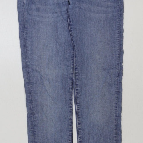 Jack Wills Womens Blue Cotton Skinny Jeans Size 28 in L30 in Regular Button