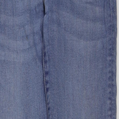 Jack Wills Womens Blue Cotton Skinny Jeans Size 28 in L30 in Regular Button