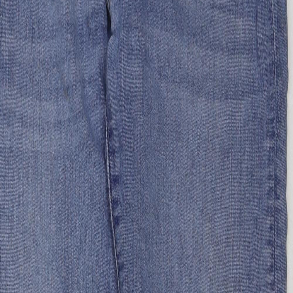 Jack Wills Womens Blue Cotton Skinny Jeans Size 28 in L30 in Regular Button