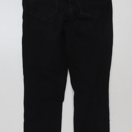 New Look Womens Black Cotton Skinny Jeans Size 8 L25 in Regular Button