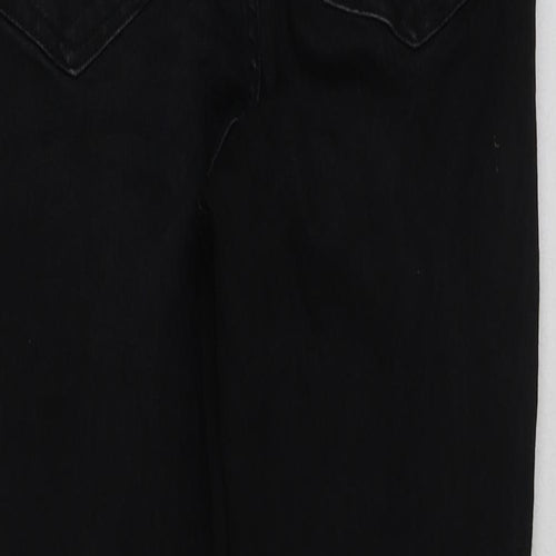 New Look Womens Black Cotton Skinny Jeans Size 8 L25 in Regular Button