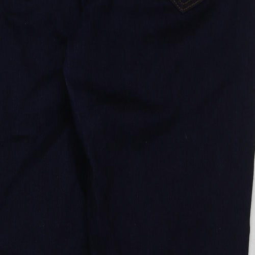 Christian Berg Womens Blue Cotton Skinny Jeans Size 14 L27 in Regular Button