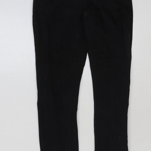 Denim & Co. Mens Black Cotton Skinny Jeans Size 28 in L32 in Regular Button