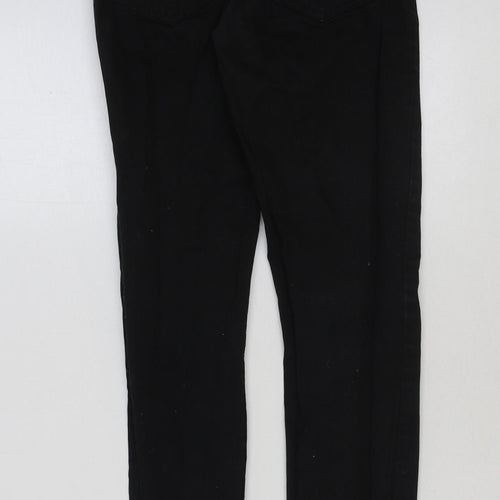 Denim & Co. Mens Black Cotton Skinny Jeans Size 28 in L32 in Regular Button