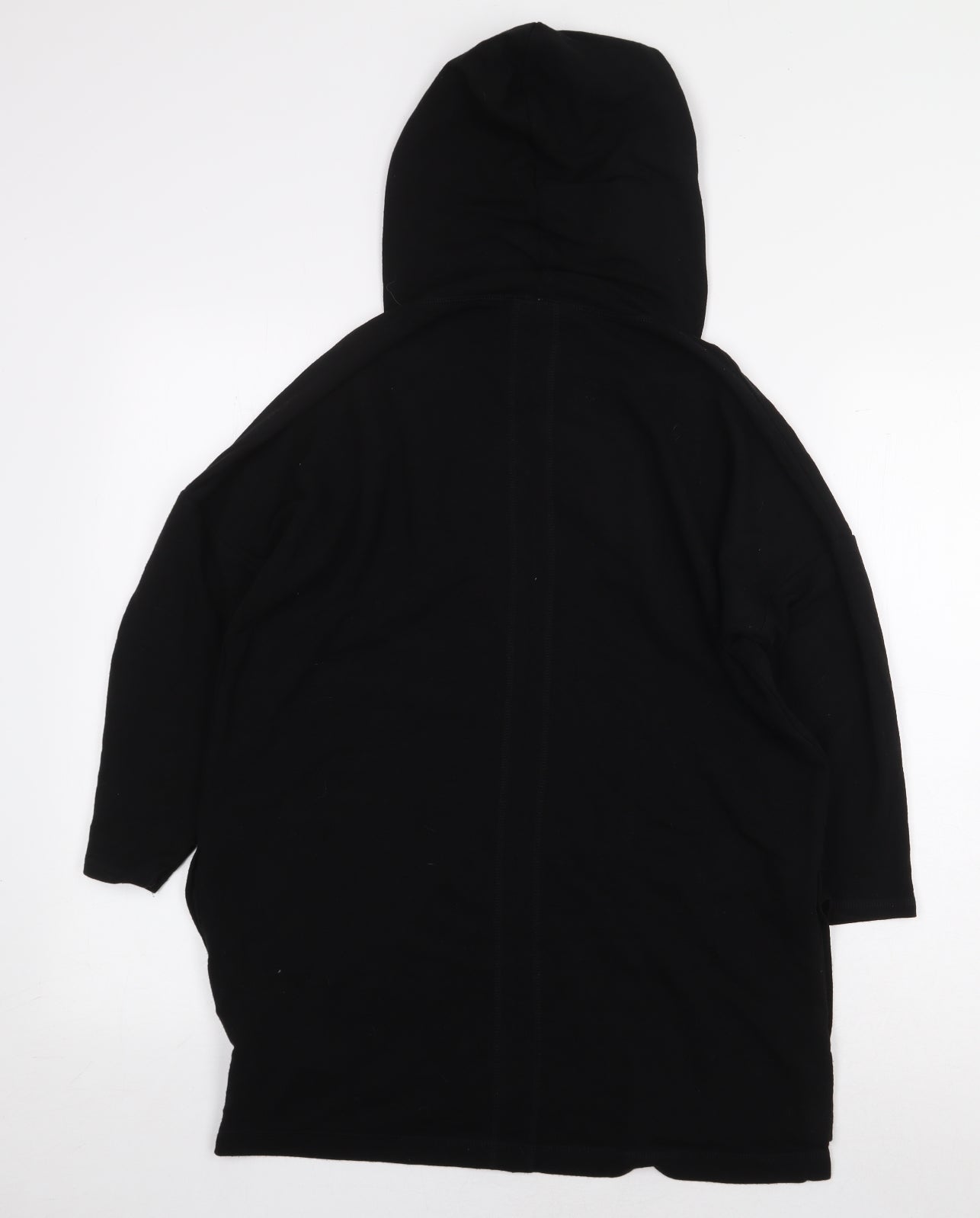 Cable & Gauge Womens Black Viscose Pullover Hoodie Size M Pullover